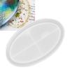 Oval Tray Mold Silicone Oval Jewelry DIY Tray Mold for Manicure Store Decoration Organization
