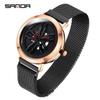 Sanda Men's Korean-Style Fashion Watch with Milanese Mesh Band - Waterproof Quartz