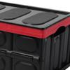 30L Car Trunk Organizer Case Outdoor Foldable Storage Bin with Lid Portable Handle Storage Cargo waterproof Sturdy storage box