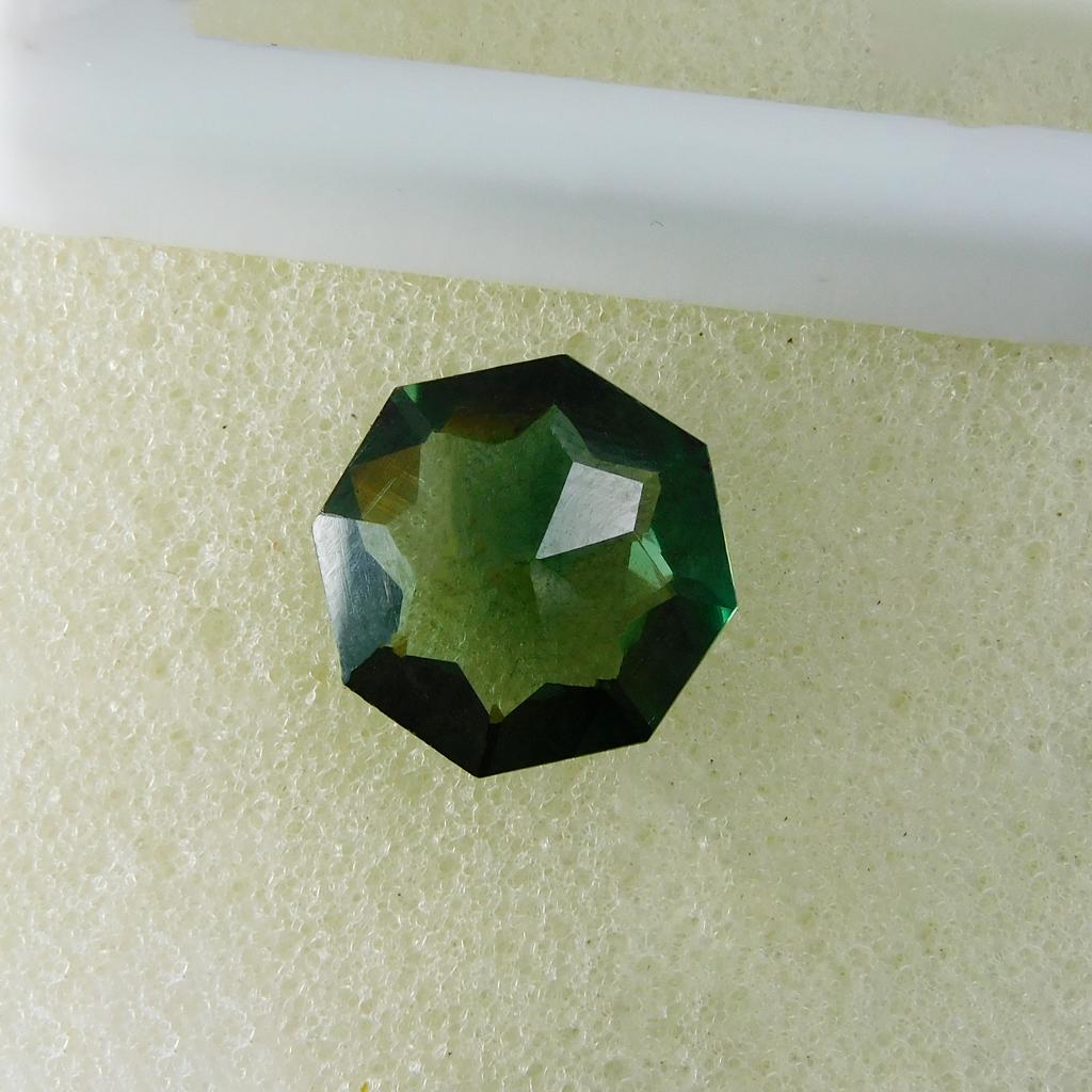 Natural Green Sapphire For Pendant Fancy Cut 7.80 Ct Loose Gemstone CERTIFIED M-58-Ra