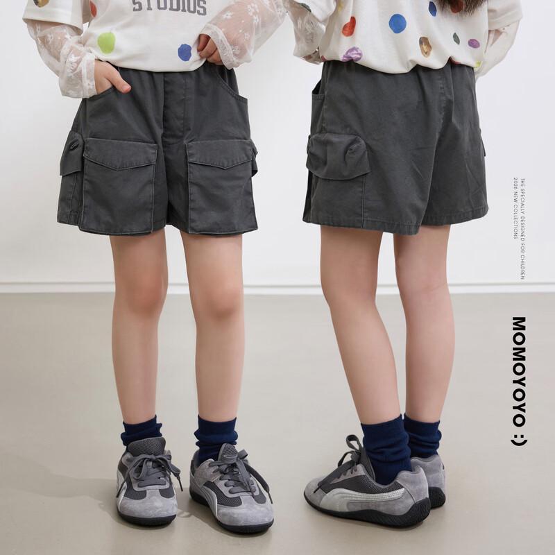 Girls  Summer Pure Cotton Cargo Shorts 160