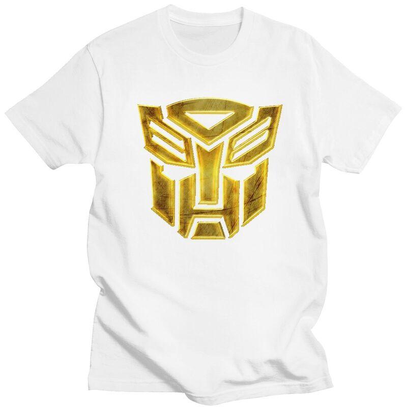 Individuelles Mode Cartoon Autobot Transformers Auto T-Shirt Herren Kurzarm T-Shirt Streetwear Tee Slim Fit T-Shirts Geschenk
