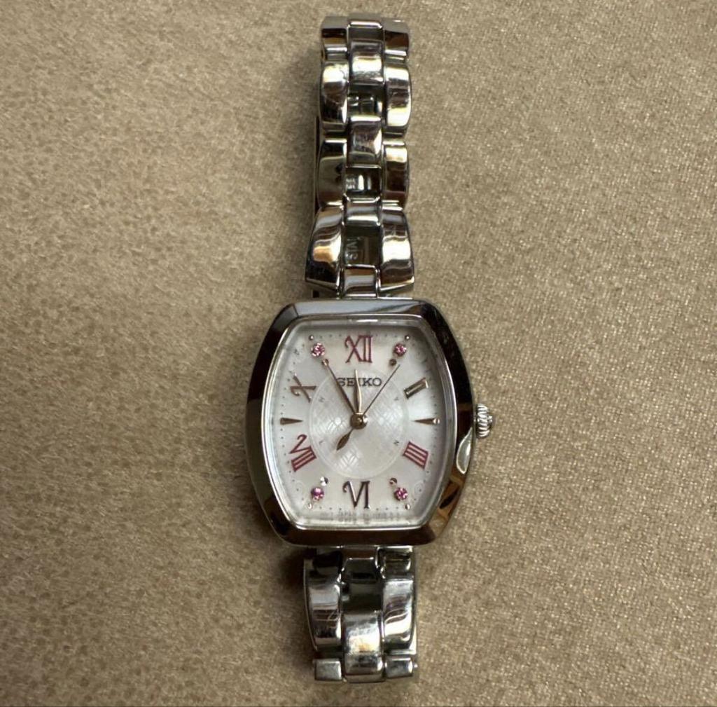 SEIKO Solar Watch Radio-Controlled 1B21-0AH0 Women's