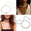 Bracelets de Coquillages Chevillettes Perles de Coquillages Naturels Collier Bijoux pour Hommes