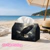 1pc, 2d Flat Printing, Tissue Box Wings of the Storm: Eagle Pattern In Flight Printed Tissue Box, Suitable for Bathrooms, Living Rooms, Bedrooms, Dres
