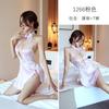 Sexy Lingerie Sexy Perspective Lace Split Cheongsam Maid Maid Uniform Seduction
