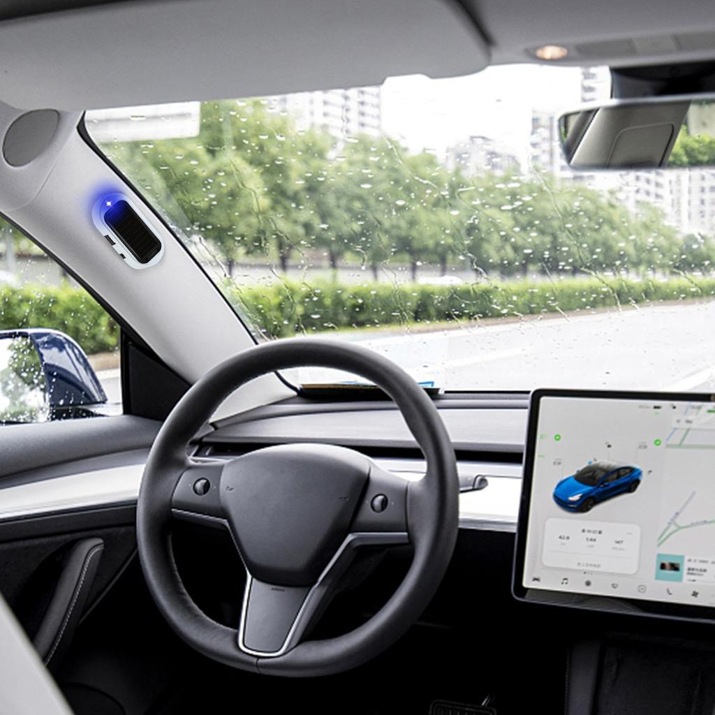 Anti Theft Light for Car | Intelligent Sensor Solar Simulating Security Light - No