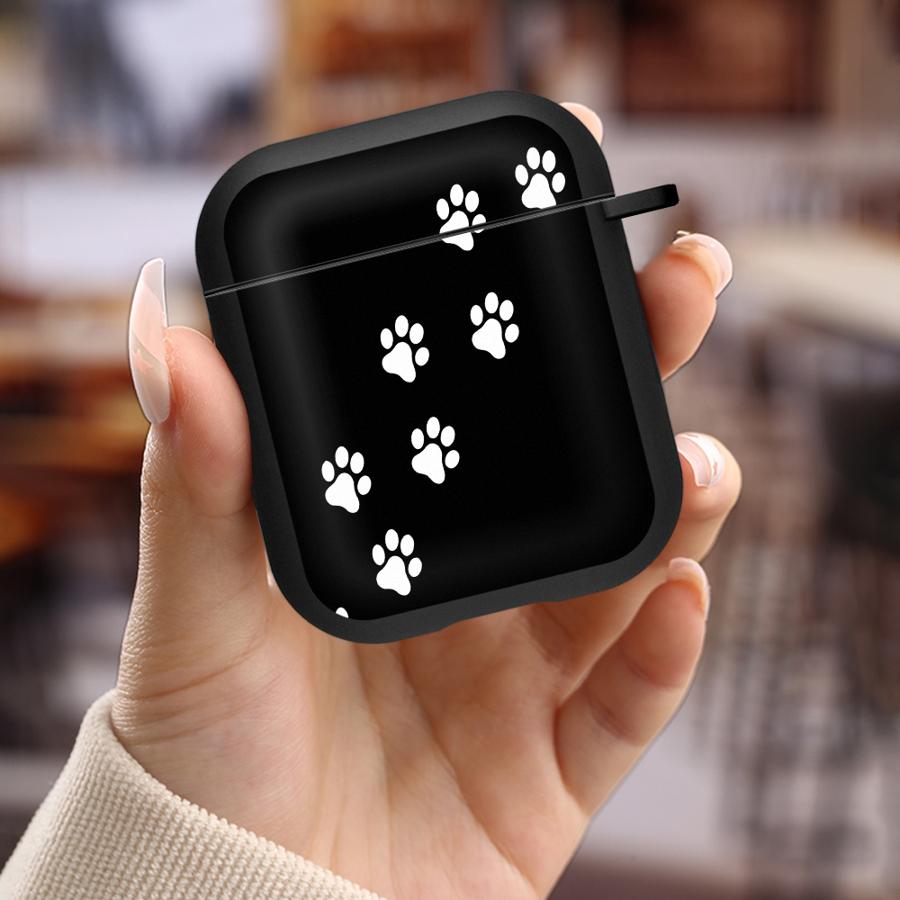 Süße Pfotenabdruck Kopfhörerhüllen Hülle für Airpods Pro2 Pro 2 3 4 Pro3 1