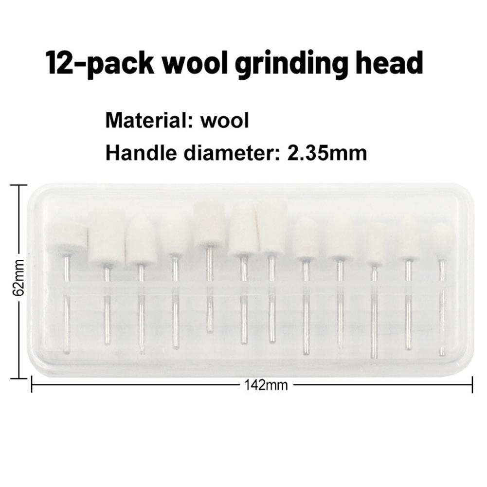 Grinding Head Polishing Wheels Garden Home White Silver 2.35mm Accessories Buffing Parts Polishing Replacement