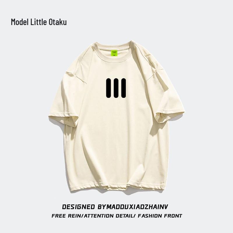 Женская хлопковая футболка большого размера в американском ретро стиле, короткий рукав - Модный свободный летний топ L абрикосовый