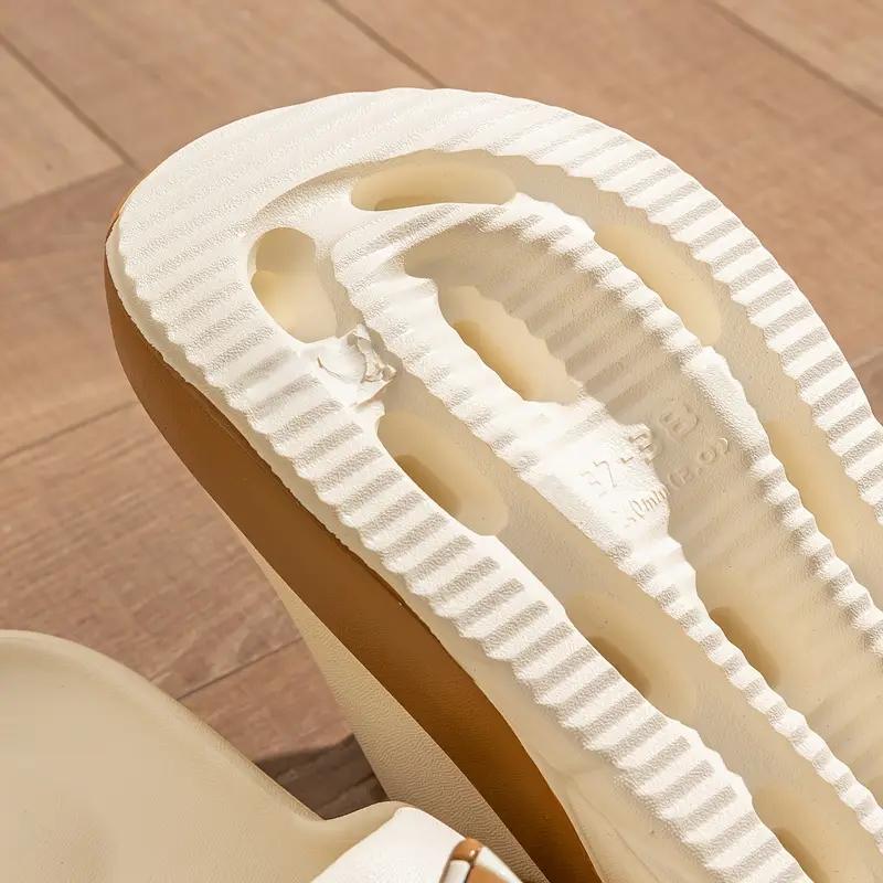 Women Bow Slippers EVA Soft Sole Summer Casual Women Platform Sandals Non-Slip Beach Slippers