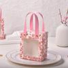 20 Stück Geschenktüten mit Sichtfenster für Hochzeiten, Geburtstagsfeiern und andere Partys, verschiedene Farben, mit Henkel
