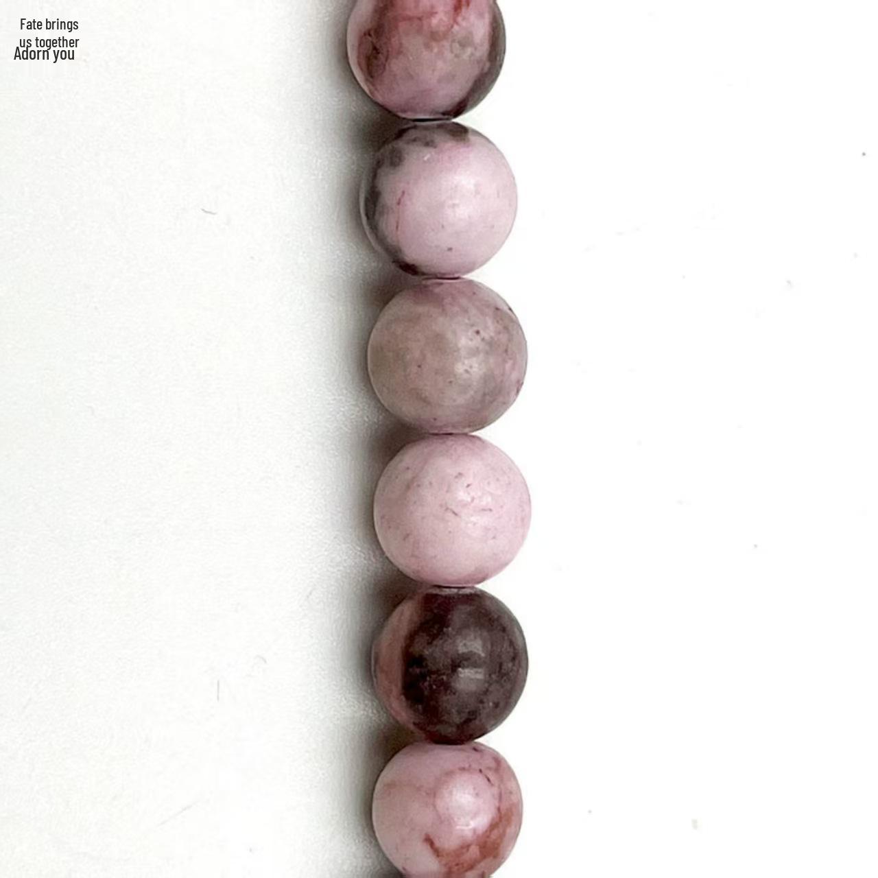 

Pink Zebra Stone Beads for DIY Jewelry: Round Bead, Bracelet, Necklace, Hairpin, Pendant Accessories 6mm/approx. 63 beads