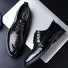 2025 Sommer hohle Lederschuhe High-End-Leder Herrenschuhe erste Schicht Rindsleder Business Casual Lederschuhe Trend vielseitig