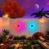 Solar Wall Light, 7 Color Changing Fence Light, Outdoor Projection Lamp, Waterproof Garden Lamp for Yard Patio Backyard Decor