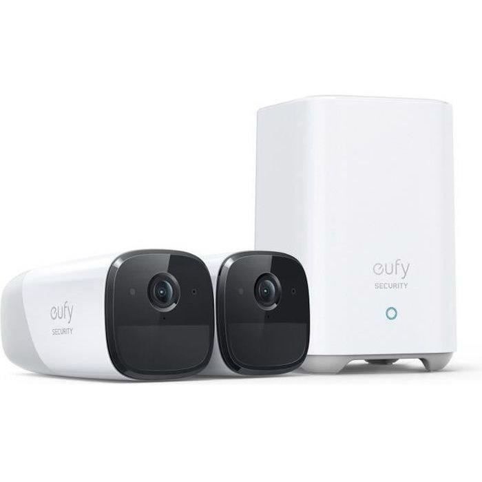 EUFY 2 overvåkningskameraer + 1 base - EufyCam2 Pro 2