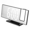 Projection Digital Alarm Clock Automatic Dimming LED Mirror Screen Electronic Clock for Bedroom
