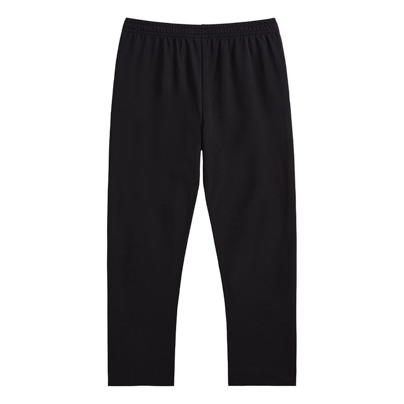 Li-Ning Simple Solid Color Mid Waist Breathable Versatile Knitted Sports Pants Unisex pants AKLVA63-1