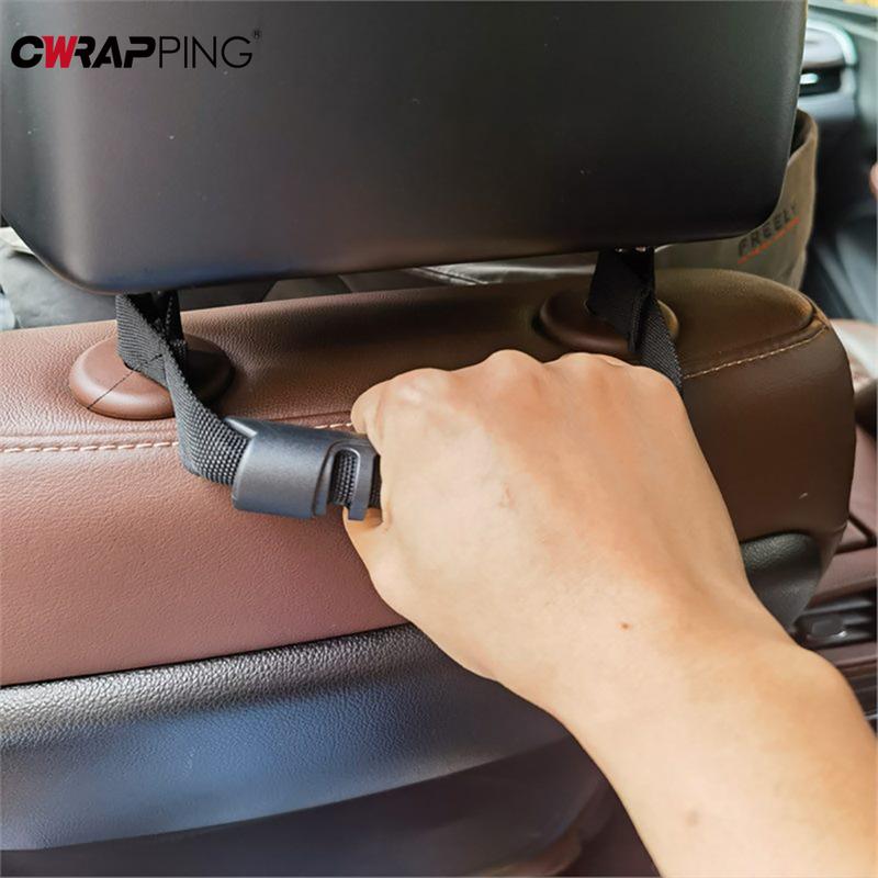 Car Grab Door Handle Bar Paracord Grip Armrest Pulling Strip Headrest Rear Seat Back for RV Camper Car Interior Accessories