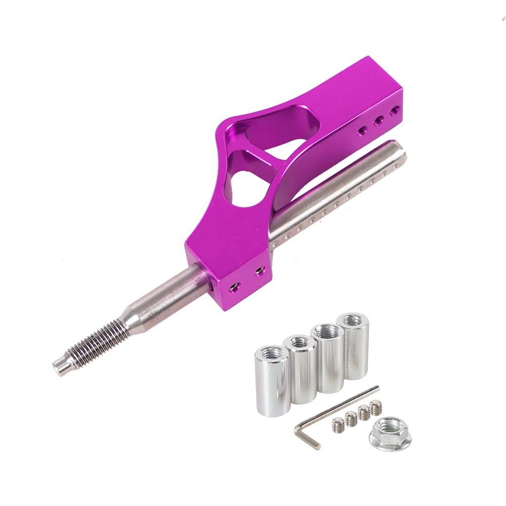 

Универсальный автомобильный алюминиевый удлинитель ручки переключения передач, горячая распродажа, регулируемый по высоте удлинитель рычага переключения передач, высокое качество фиолетовый