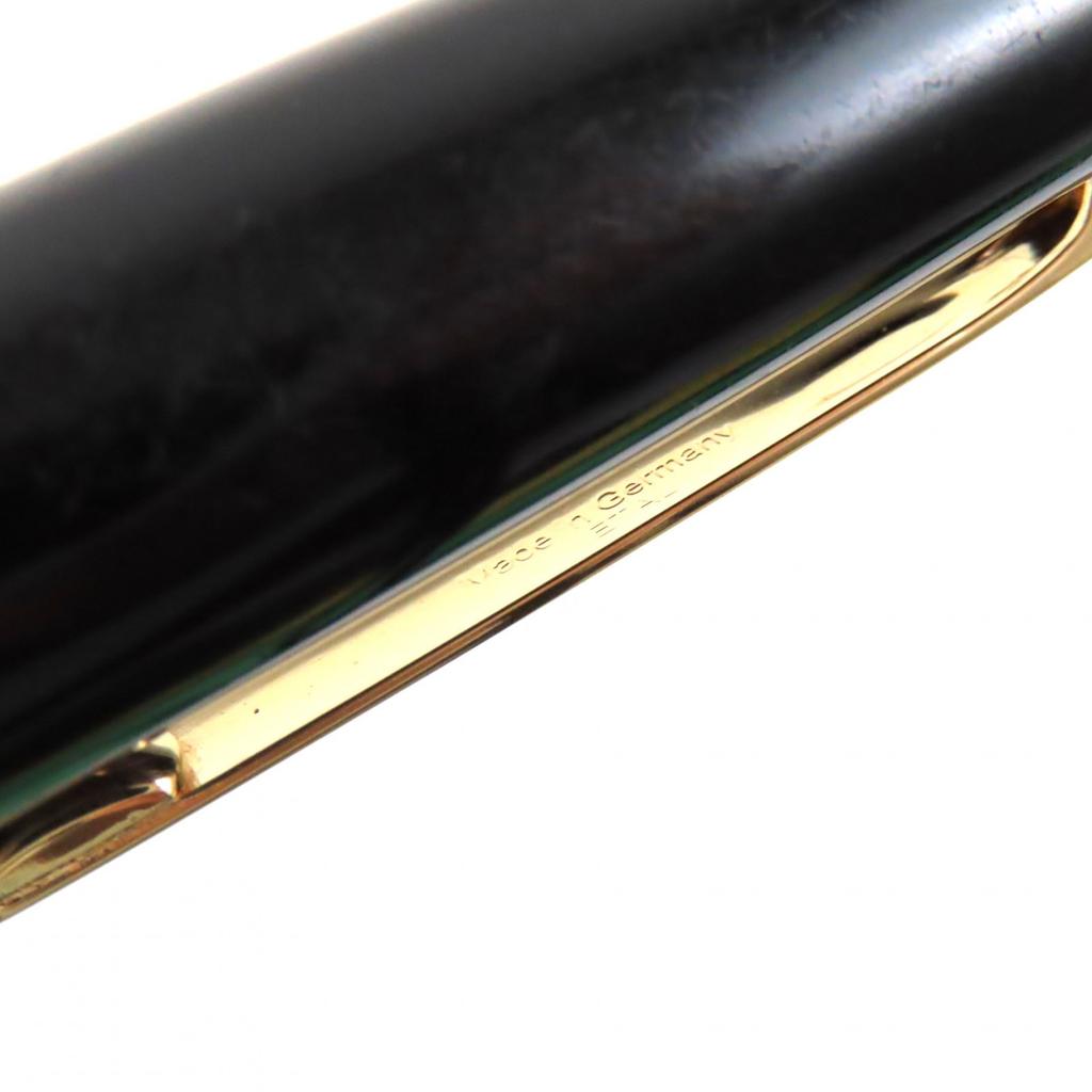 MONTBLANC Ballpoint pen Meisterstückle Grand White Star Twist Type Black gold  Used