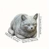 Unique Cat Statue Realistic Art Figurines Ornaments Garden Decoration Animal Figurines  Home Decor