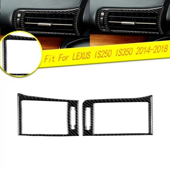 

For LEXUS IS250 IS350 14-18 Carbon Fiber Side Air Condition Vent Outlet Cover-W