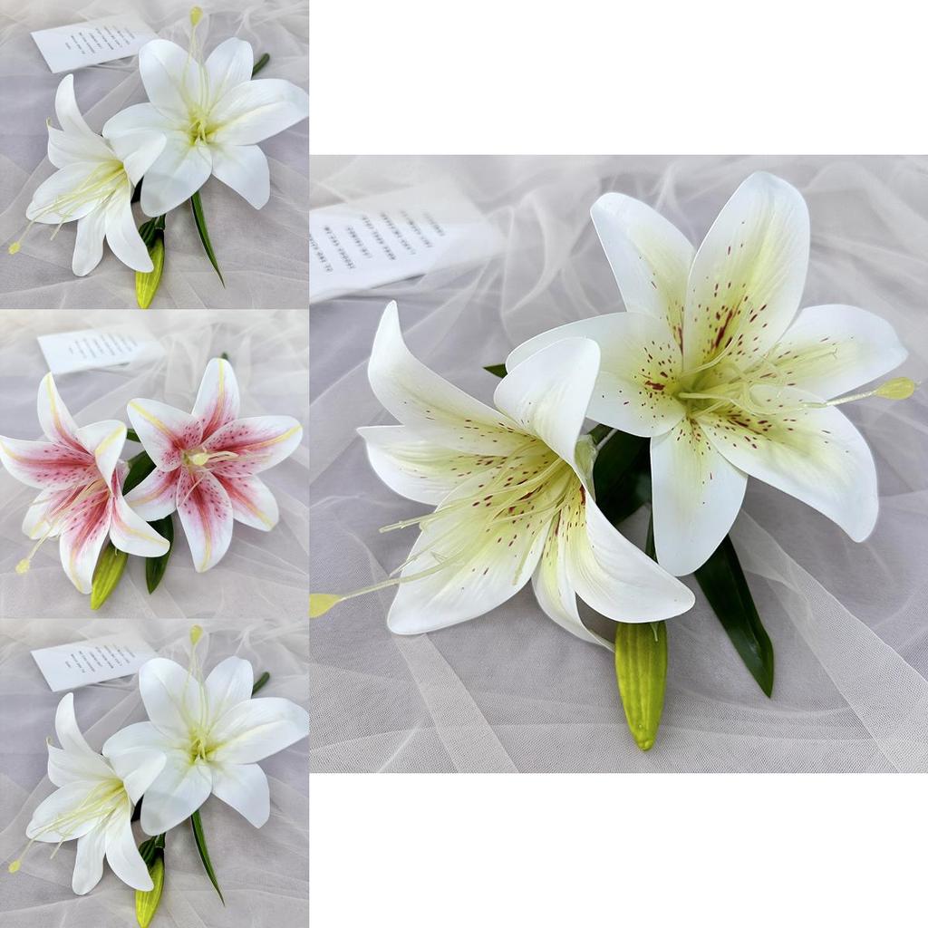 Giglio da Matrimonio Fiori Finti Stampati 3D per Decorazioni per la Casa ed Eventi