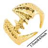 1/2/3pcs Animal Ring Butterfly Cat Wings Shell Open Adjustable Stainless Steel Rings For Women Men Accessories Fashion Jewelry
