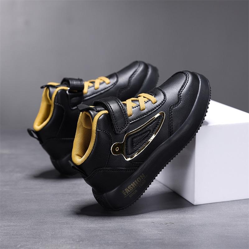 New Style Spring Children Shoes Leather Waterproof Sports Shoes Kids Lightweight Girls Boys Casual Fashion Sneakers