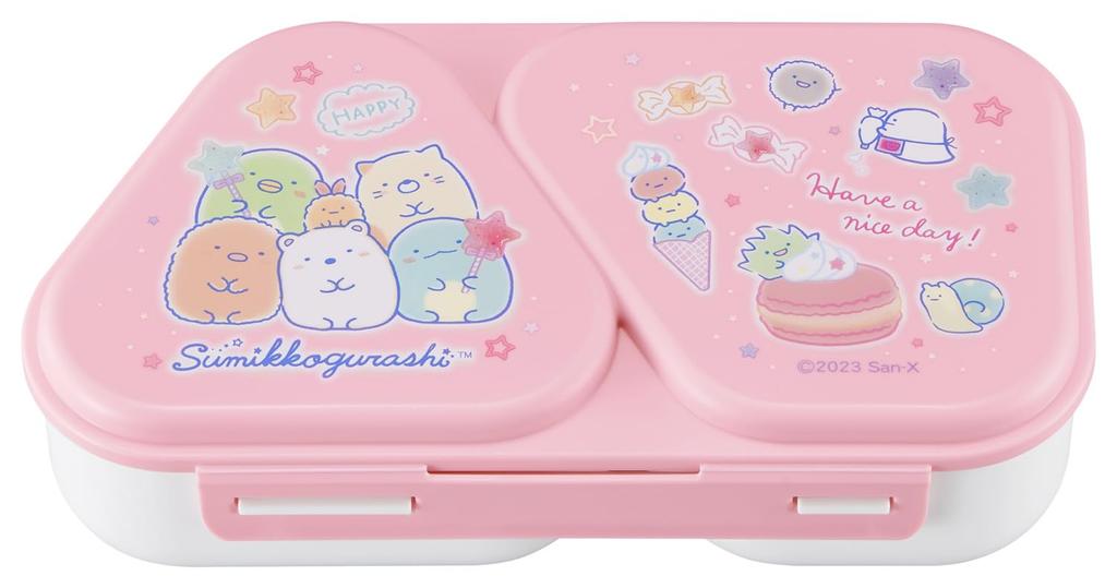 OSK Sumikkogurashi Onigiri Lunch 180 x 99 x 52mm Case, 465ml, (H), Plastic, LS-15