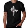 Astronaut Muay Thai Boxing Karate Kickboxing Martial Arts T-Shirt Designer Shirts Tees Mens Cotton T Shirts