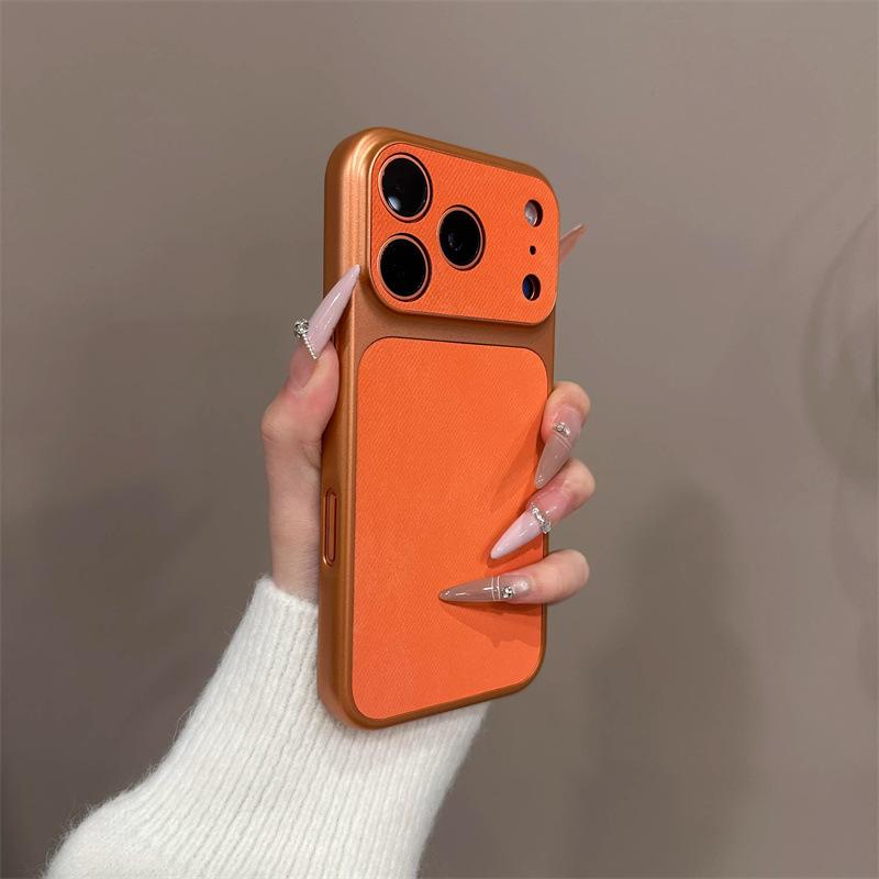 The window becomes larger in seconds, suitable for iPhone17pro mobile phone case, Apple 16pro denim cloth pattern 15pro leather 14p.