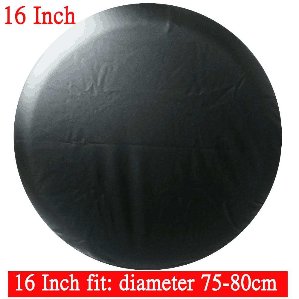 14" 15" 16" 17" Cal Czysta Czerń Biel PVC PU Pokrowiec Osłona Koła Zapasowego Pokrowiec Torba Saszetka Na Wszystkie Samochody