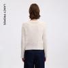Langzi Round Neck French Lace Knit Cardigan