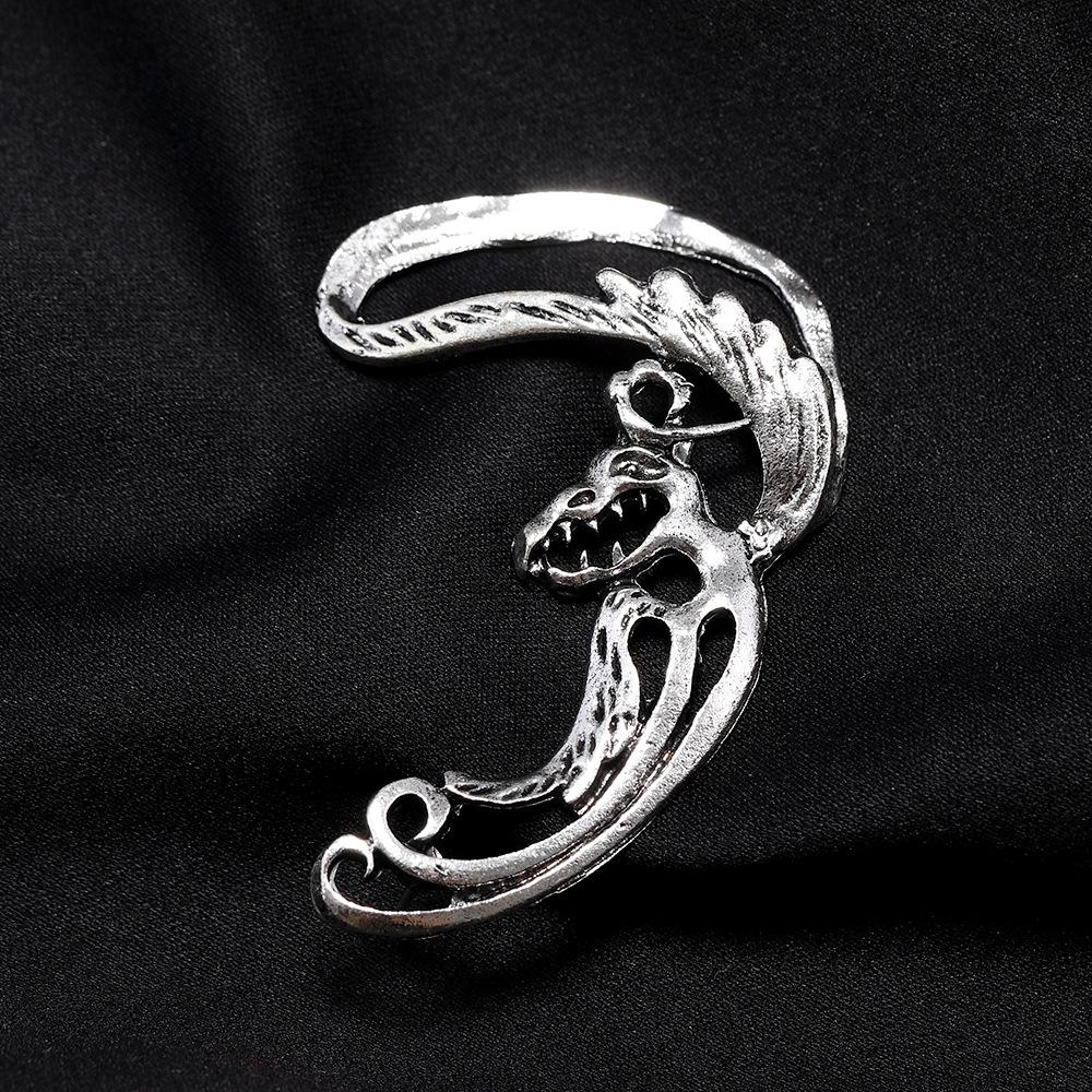 

Творческая личность, универсальные серьги-монстры в стиле готики-панка, модные серьги