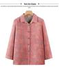 Grandma's Pure Cotton Long Sleeve Shirt for Spring and Summer - Perfect for Middle-aged and Elderly Women