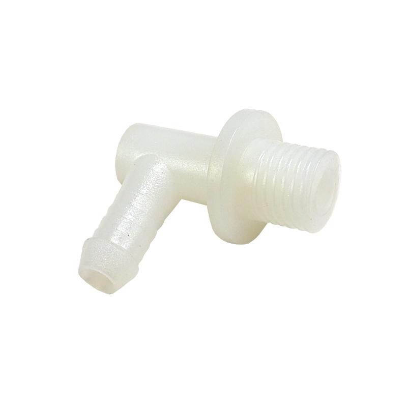 Sprayer tank fluid gauge elbow without cap