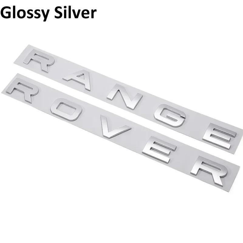 1pcs 3D ABS for Land Rover Car letters Front Hood Emblem Bonnet Sticker Rear tail Trunk Badge Decal Styling auto accessories HY2
