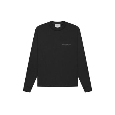 Fear of God Essentials FW21 Лонгслив Унисекс Топы Stretch-Limo FOG-FW21-200