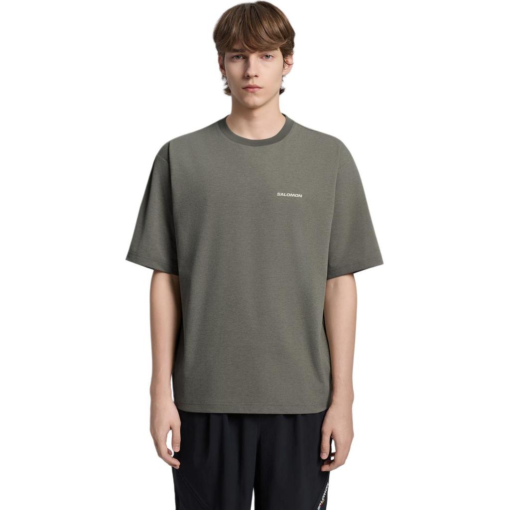 SALOMON Pl Od Gfx Outdoor Hiking Camping Climbing Leisure Breathable Crew Neck Pullover Short Sleeve T-Shirt Men Tops LD0113900