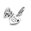 Newest Beautifulcopper An Arrow Pierces Heart Pendant Fit Original Diy Bracelet Necklace Valentine'S Day Accessories Gift