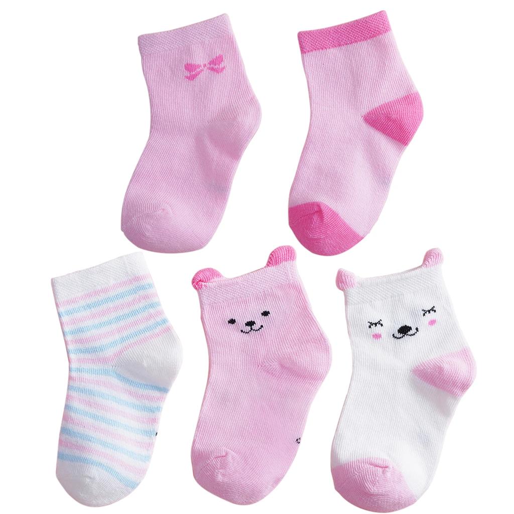 Kids Socks Autumn Winter Girl Boy Children's Crawling Sock For Newborn Baby Cartoon Fashion Stockings  Anti-Slip Sock Multicolor