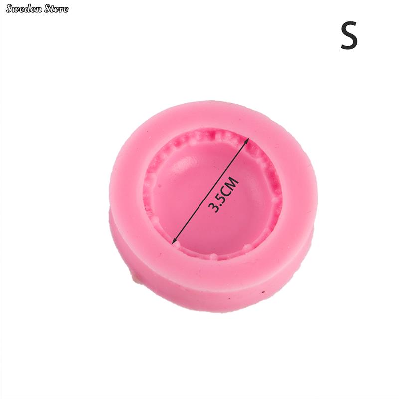 3D Macaron Shape DIY Soap Grade Silicone Chocolate Mold Fondant Candy Soap Polymer Clay Crafting Mould Decorating Baking Tool