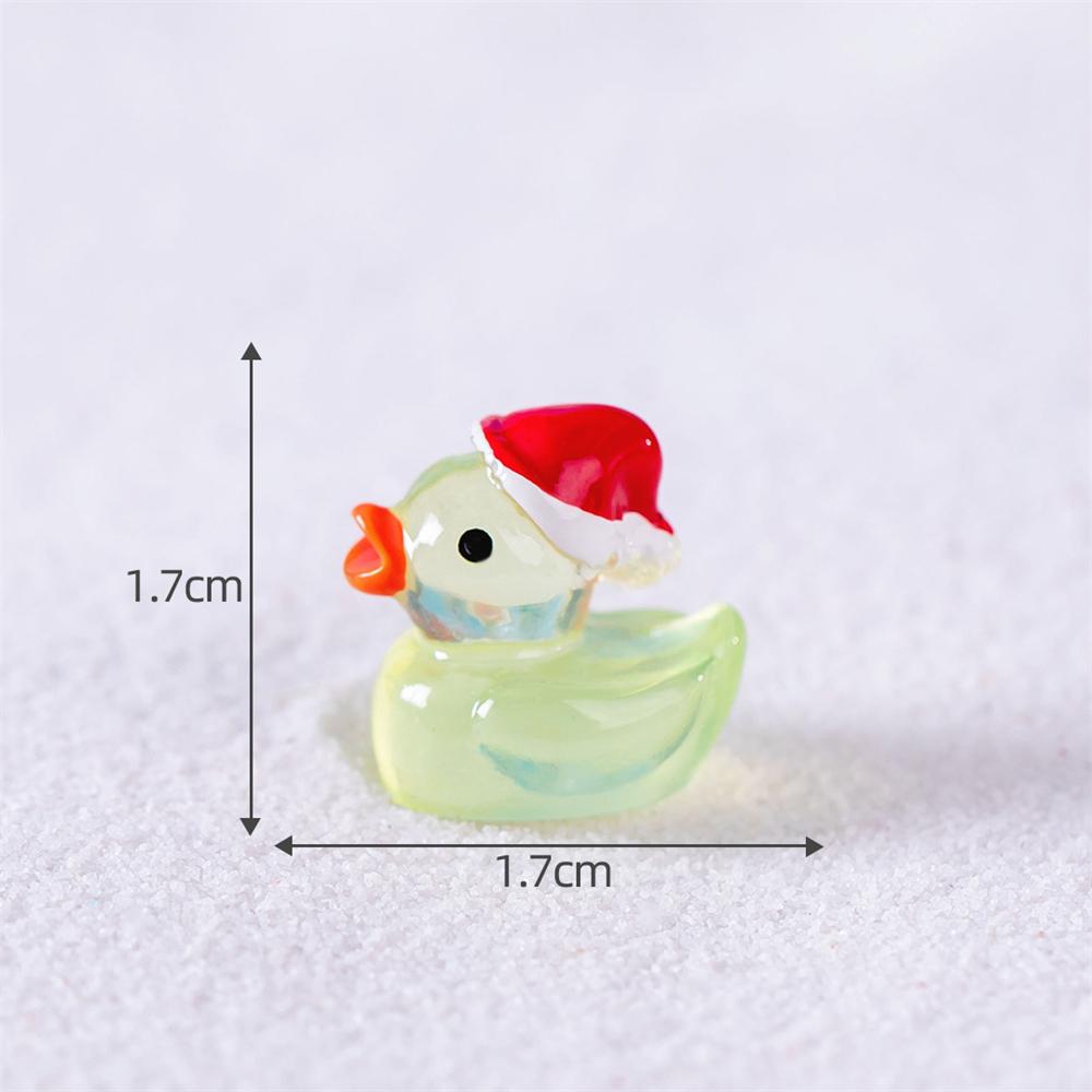 

Duck Ornaments Simulation Luminous Effect Exquisite Decoration Hand Painted Artificial Plants Luminous Resin High Quality Resin