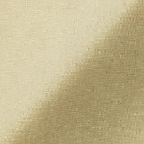 MUJI Women's Hemp Cotton Easy Long Skirt, BE1VBA5S, Yellow, Size L