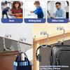 4Pcs Student Desktop School Bag Hanger Folding Hook Holder Fashion Bag Holder Handbag Hanger Portable Key Hook Table Bag Holders