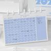Spiral 2025 Desk Calendar Standing Flip Agenda Organizer Learning Plan Desk Calendar  Home Office
