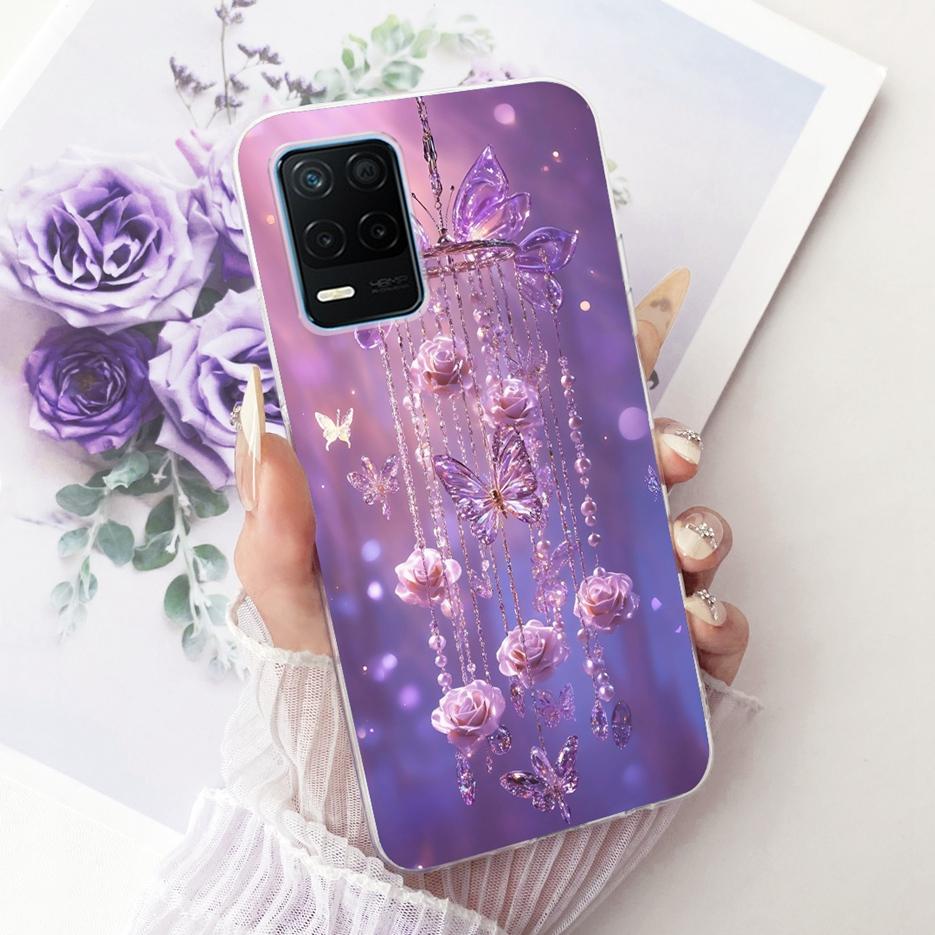 For Realme Narzo 30 5G Case RMX3242 Stylish Butterfly Painted Cover Soft Silicone Case For Realme Narzo 30 Pro Narzo30 5G Fundas