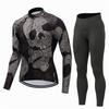 Cycling Suit Spring and Autumn Long Sleeve Suit Men's Mountain Bike Equipment Cycling Suit Suit